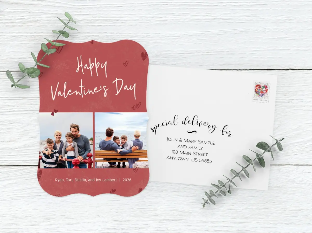 Save the Date Card with Optional Guest Addressing Service