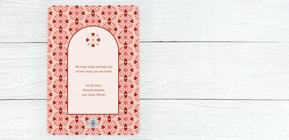 Save the Date Card Back