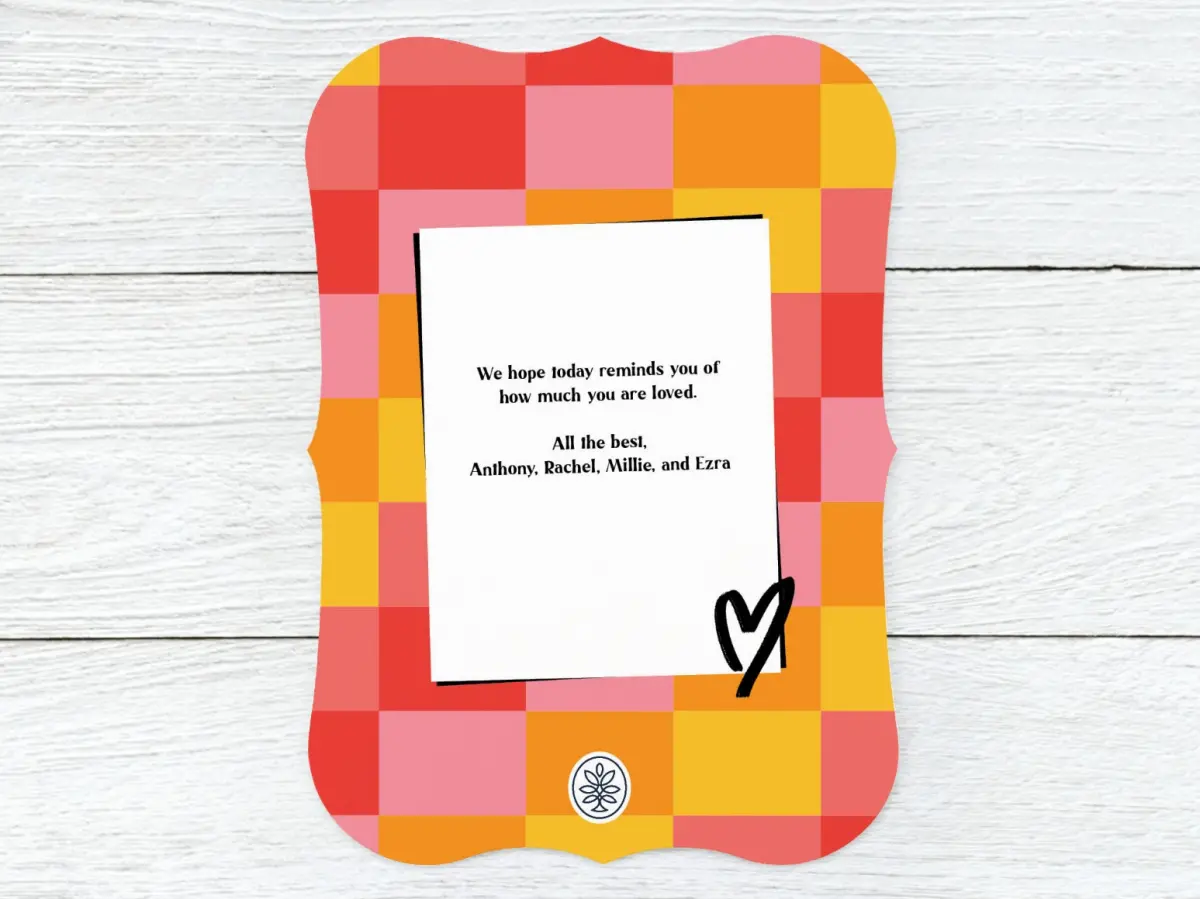 Save the Date Card Back