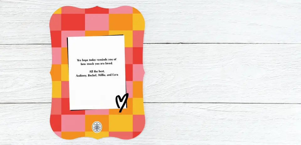 Save the Date Card Back