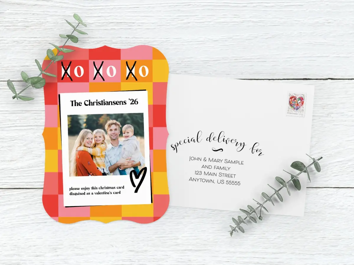 Save the Date Card with Optional Guest Addressing Service