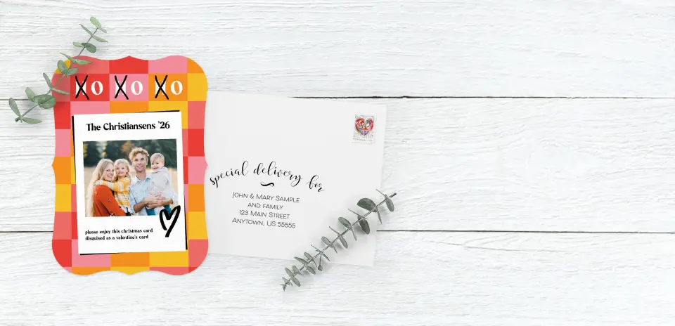 Save the Date Card with Optional Guest Addressing Service