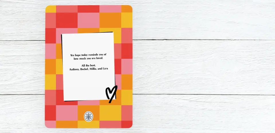 Save the Date Card Back