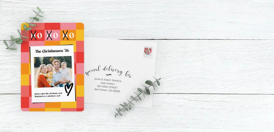 Save the Date Card with Optional Guest Addressing Service