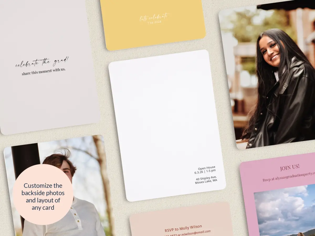 Grad Card Back
