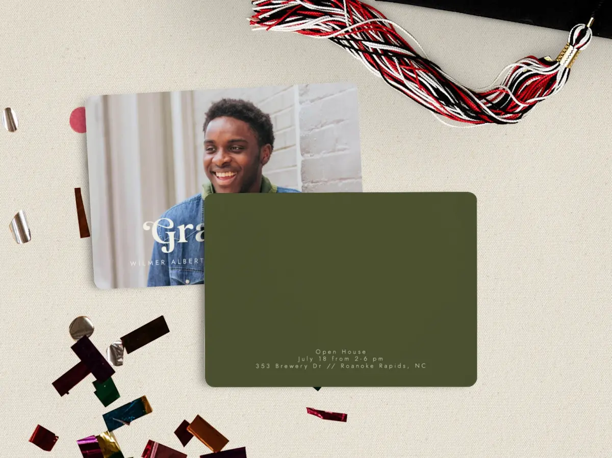 Grad Card Back