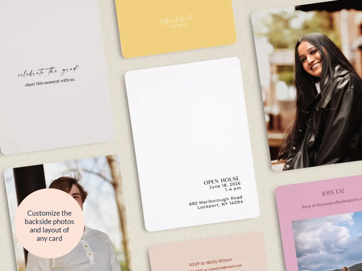Grad Card Back