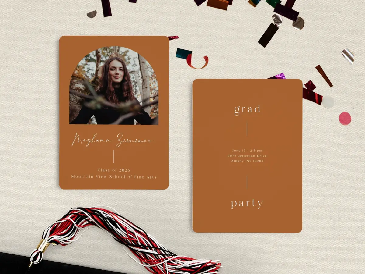 Grad Card Back