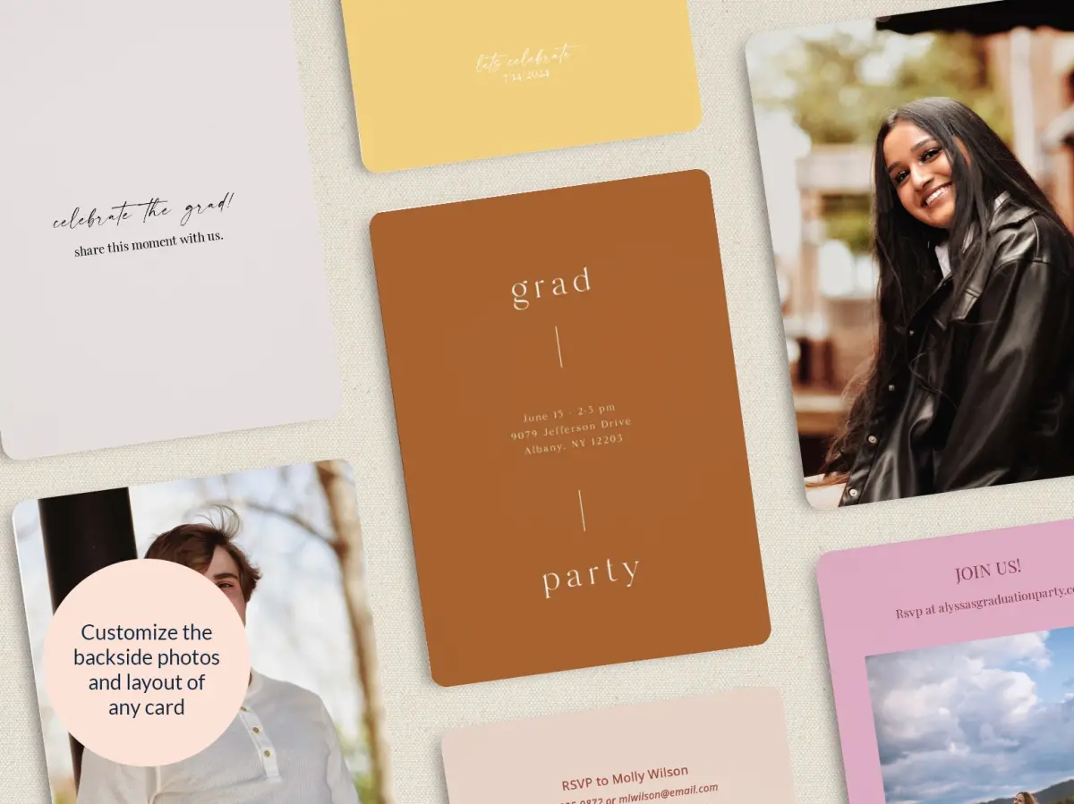 Grad Card Back