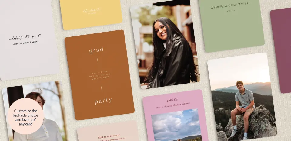 Grad Card Back