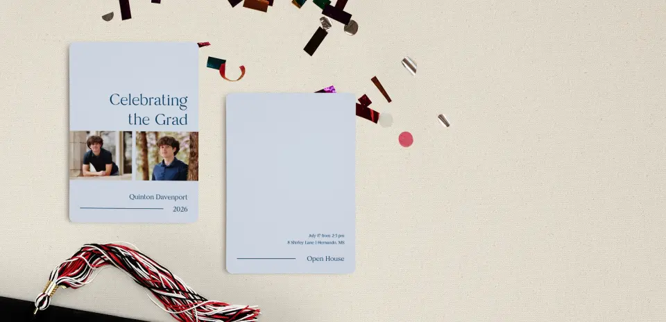 Grad Card Back