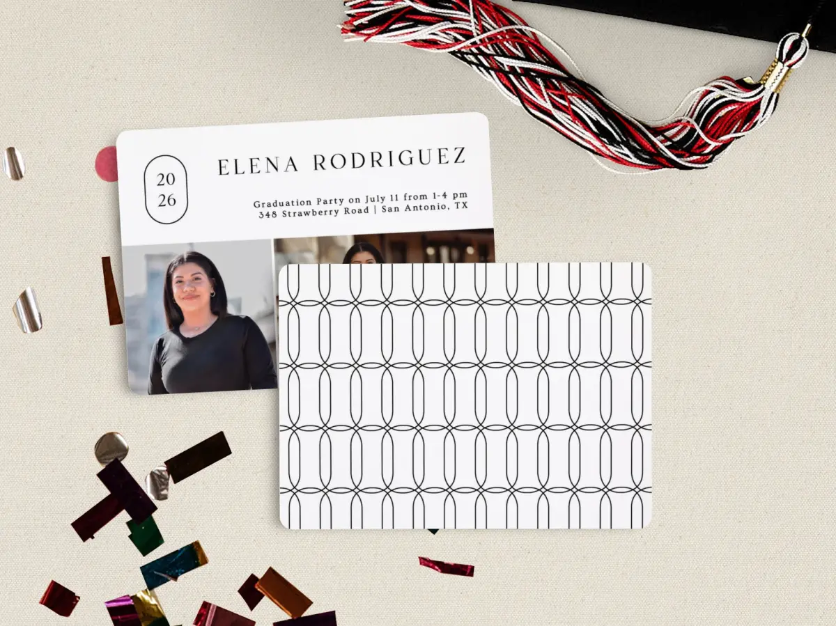 Grad Card Back