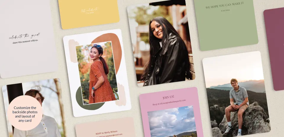 Grad Card Back