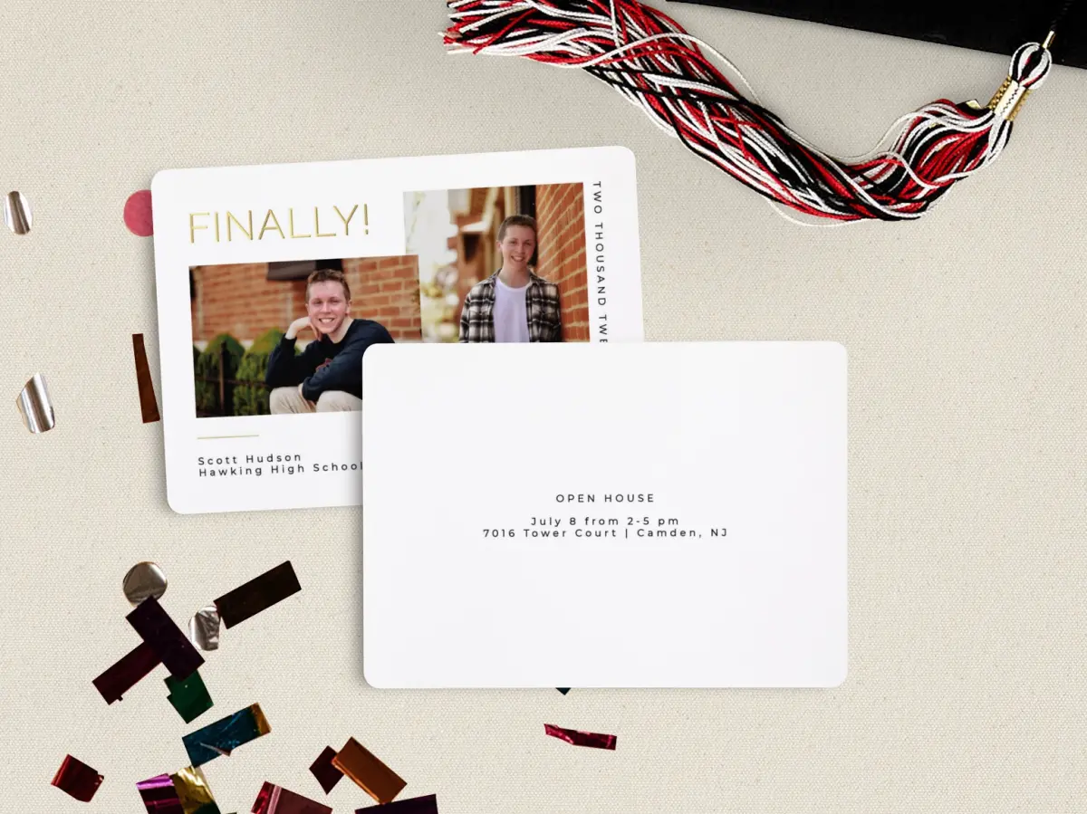Grad Card Back
