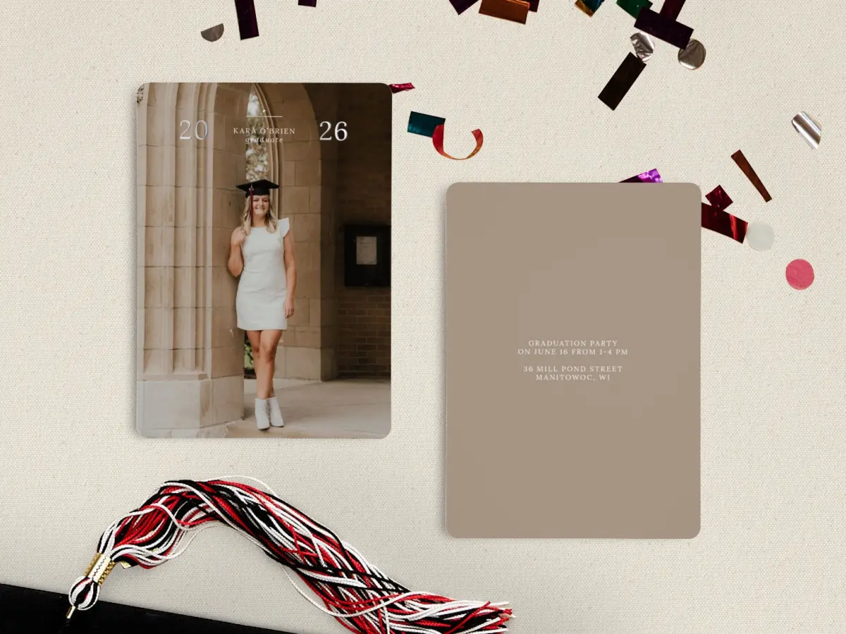 Grad Card Back
