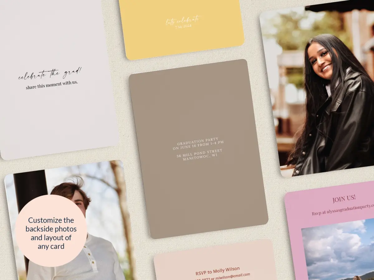 Grad Card Back