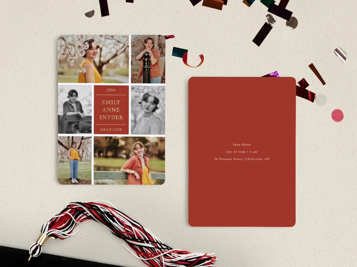 Grad Card Back