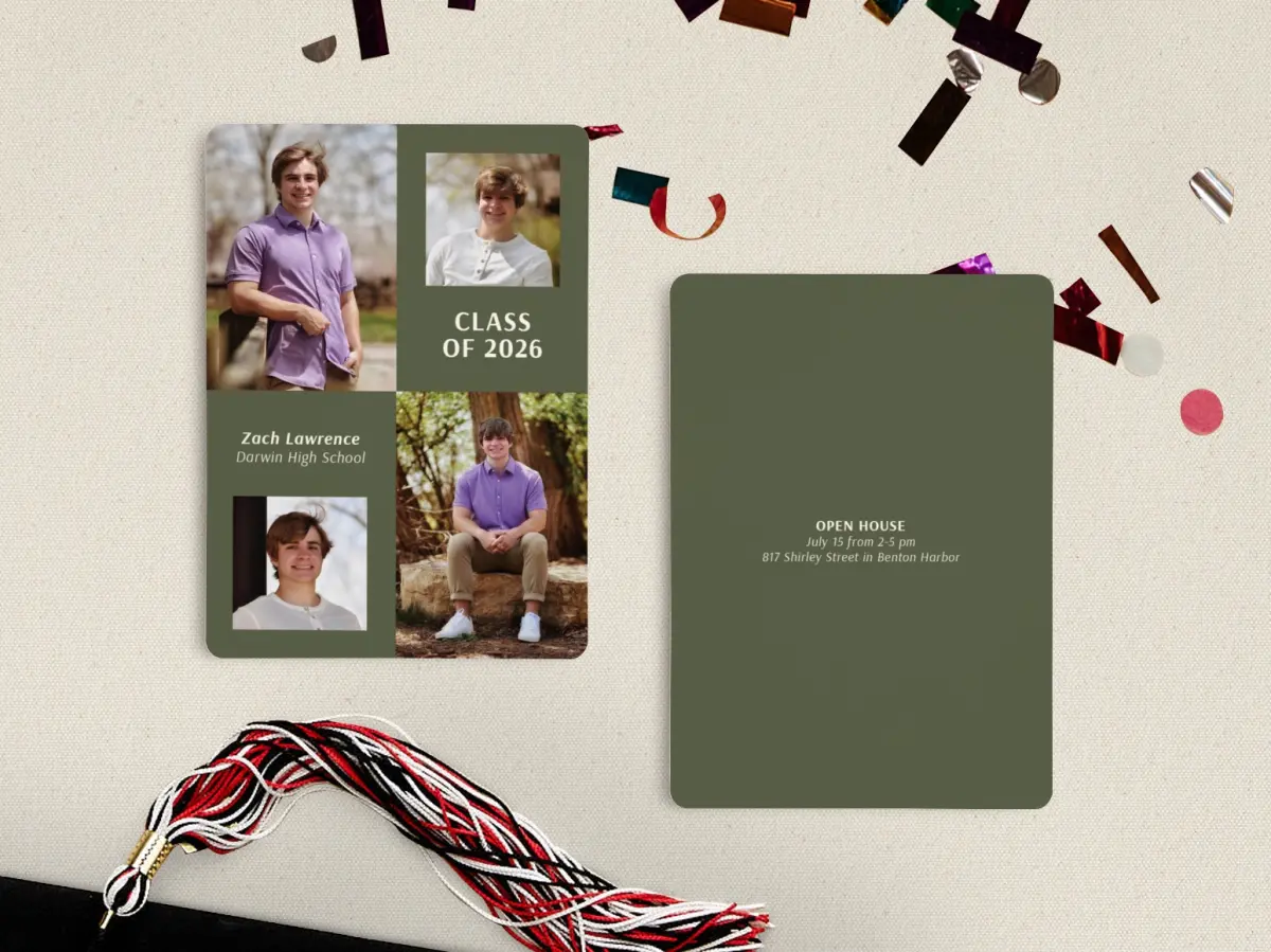 Grad Card Back