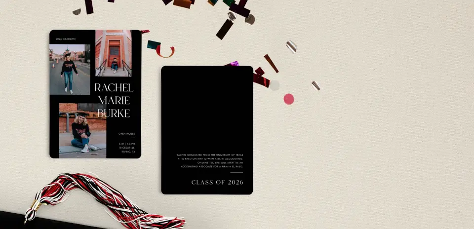 Grad Card Back