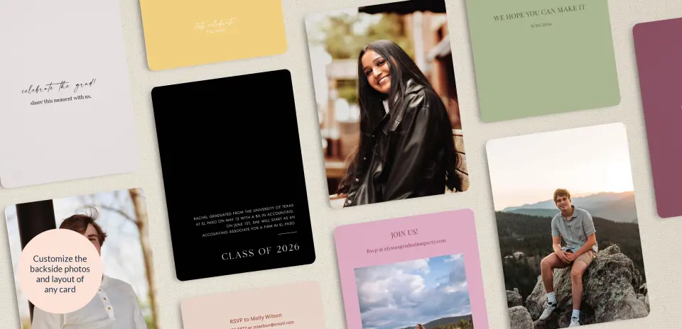 Grad Card Back