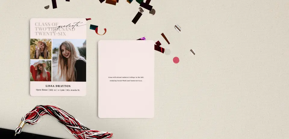 Grad Card Back