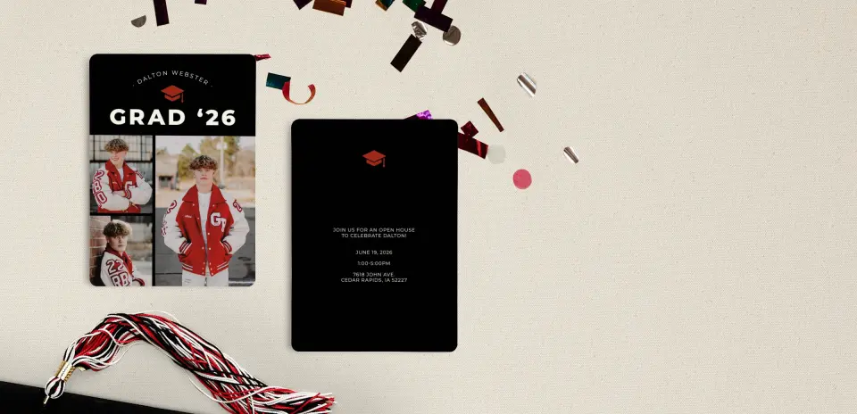 Grad Card Back
