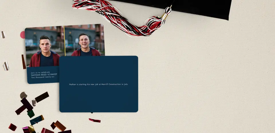Grad Card Back