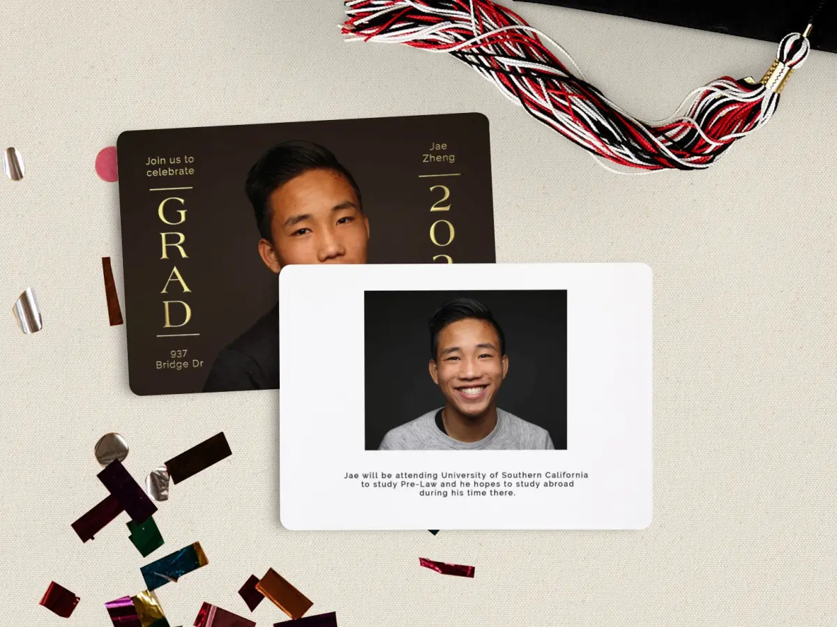Grad Card Back