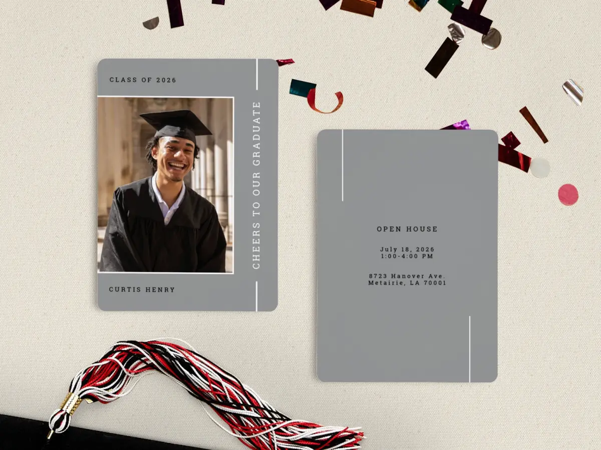 Grad Card Back