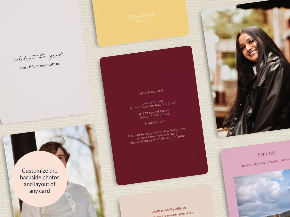 Grad Card Back