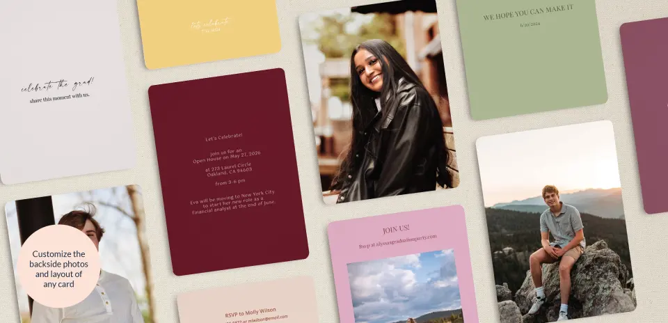 Grad Card Back