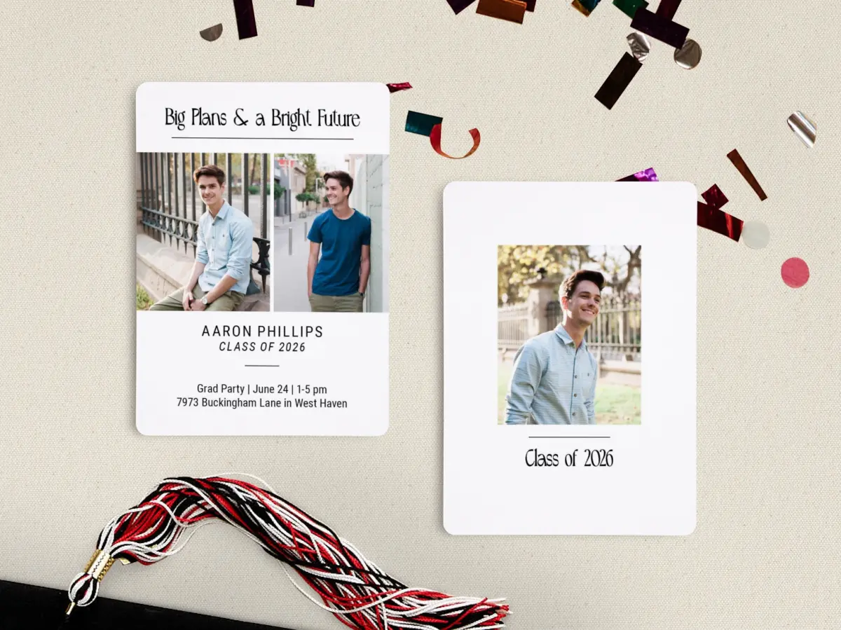 Grad Card Back