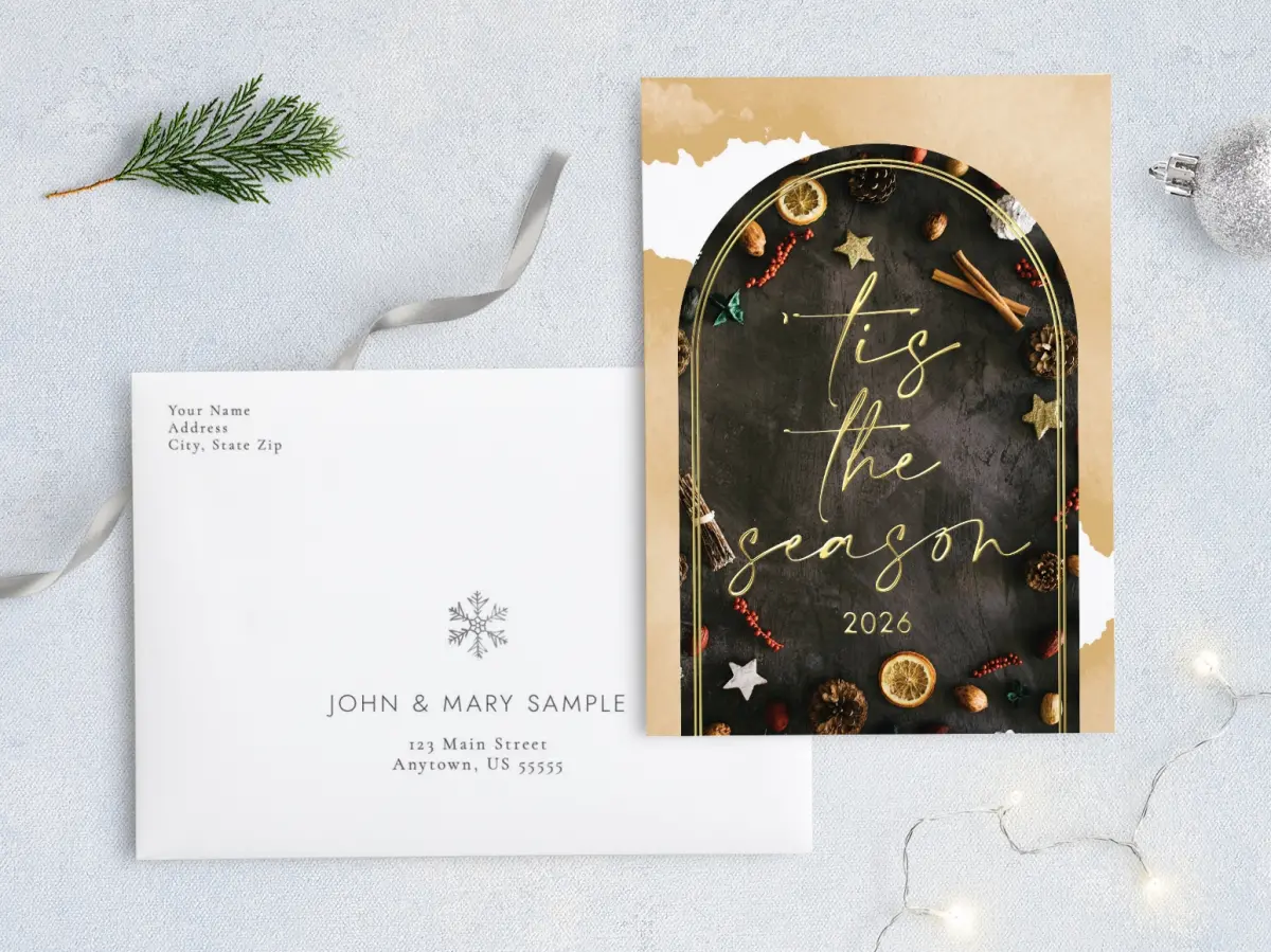 Front with Envelope Design
