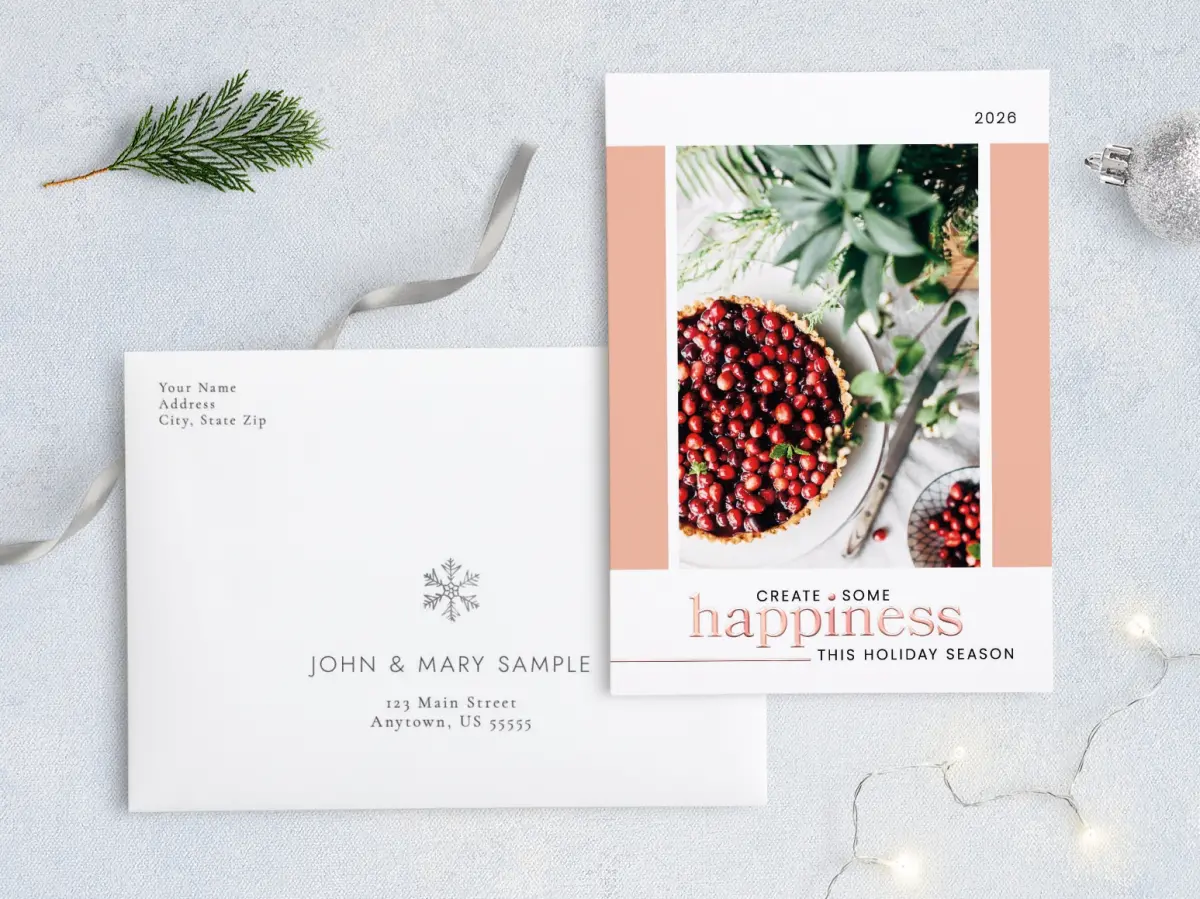 Front with Envelope Design