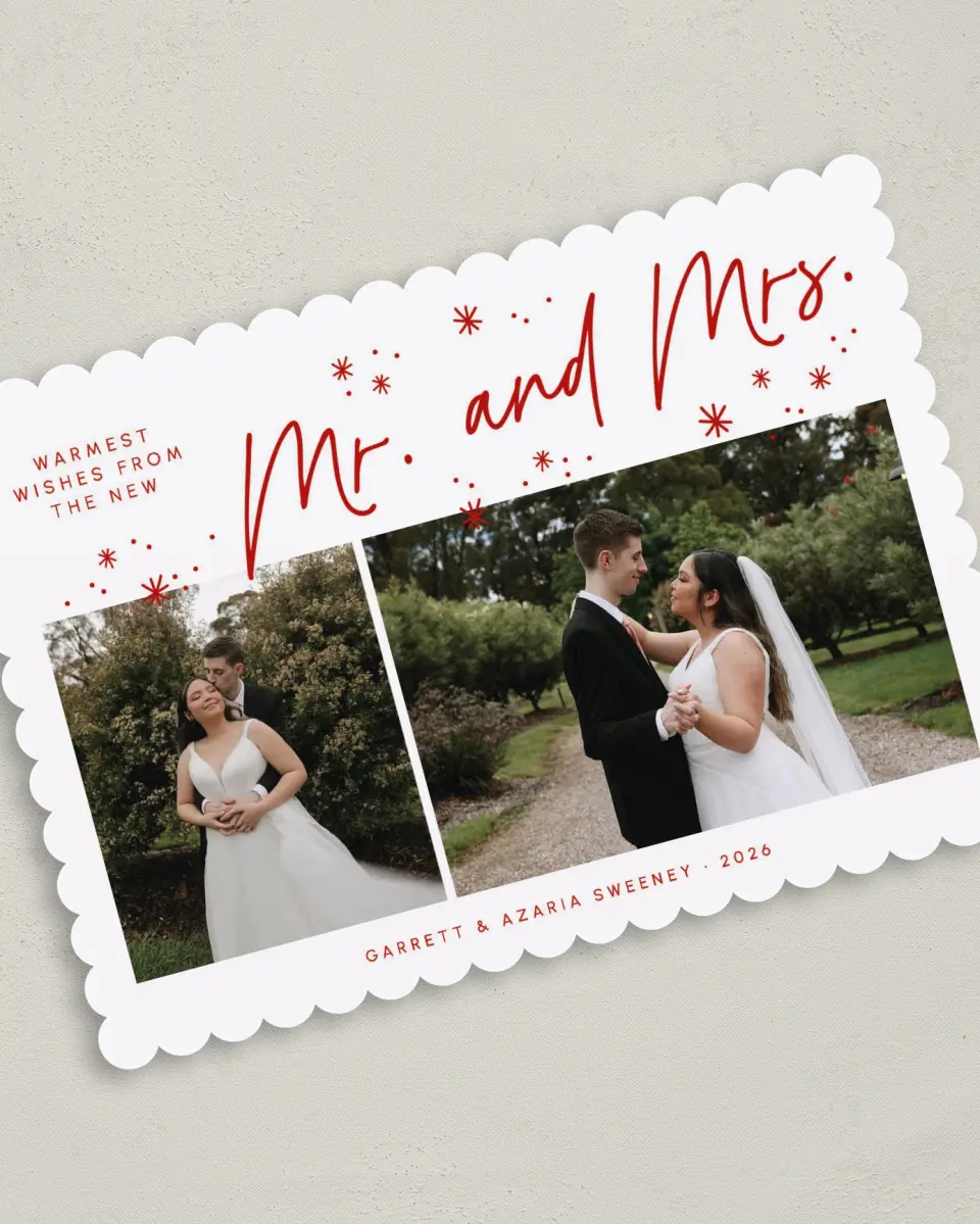 This is a 5" x 7" Christmas Card called Glistening Wishes printed in full color on Premium Smooth paper on Premium Smooth paper on Premium Smooth paper