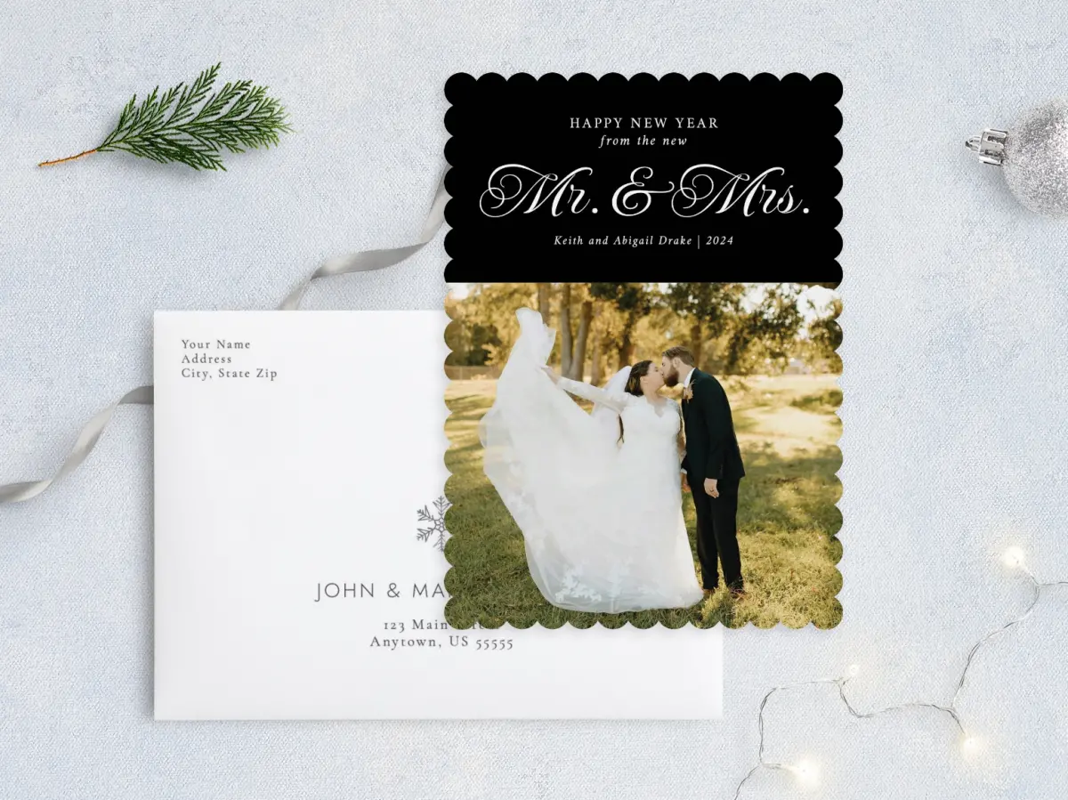 Front with Envelope Design