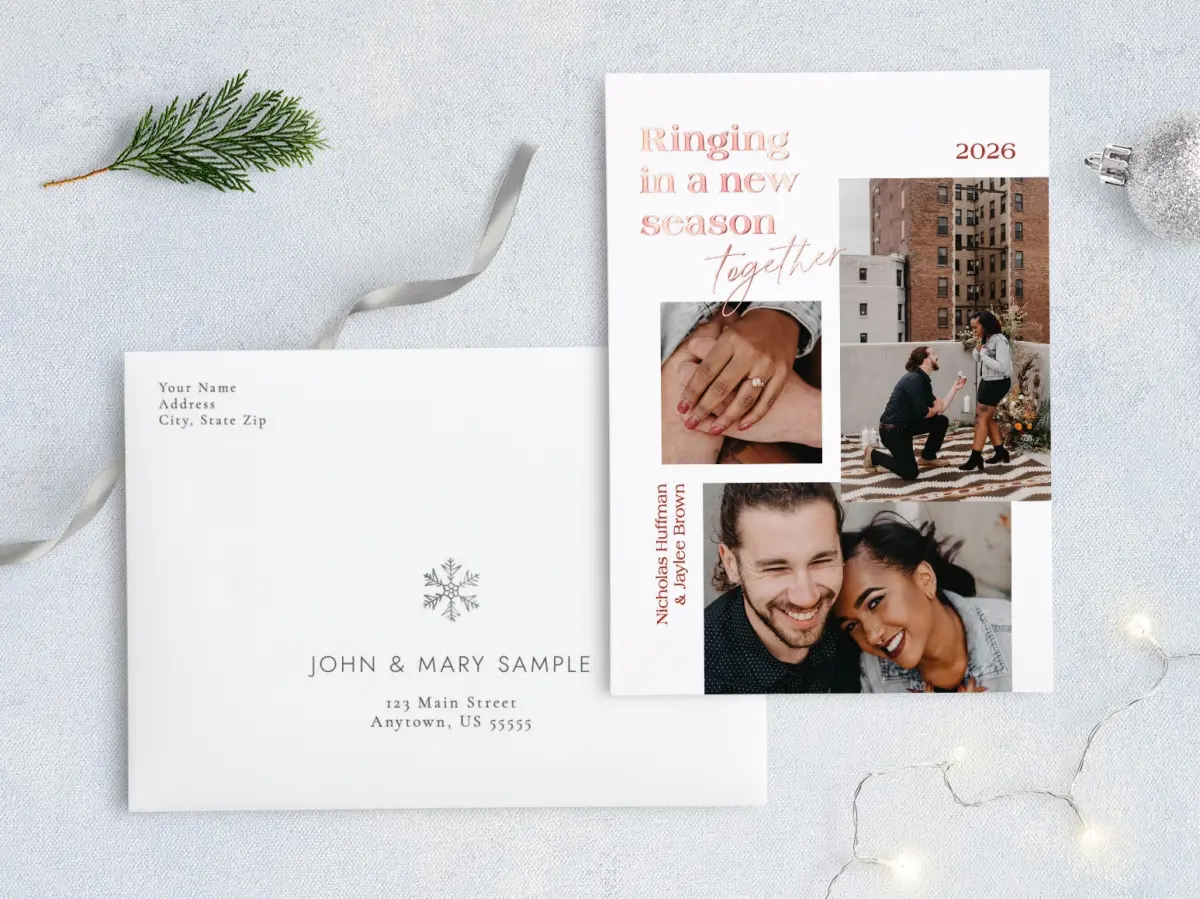 Front with Envelope Design