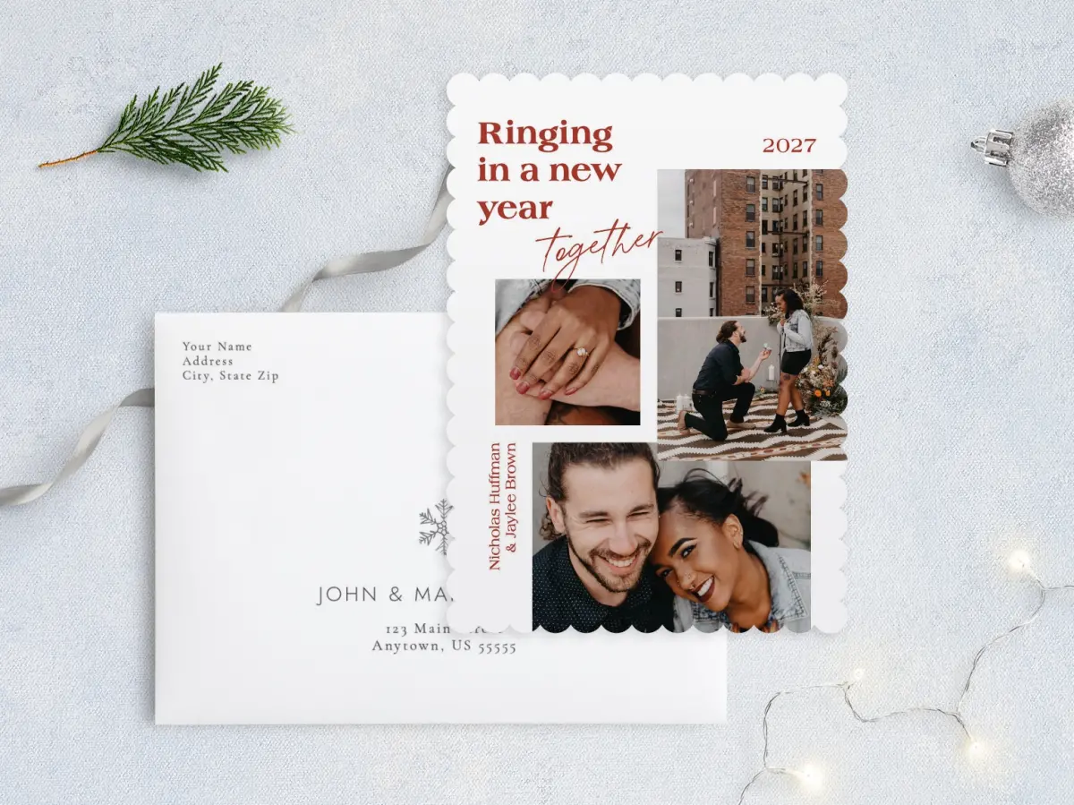 Front with Envelope Design