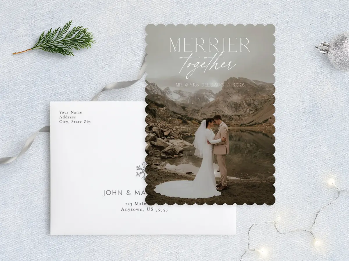 Front with Envelope Design