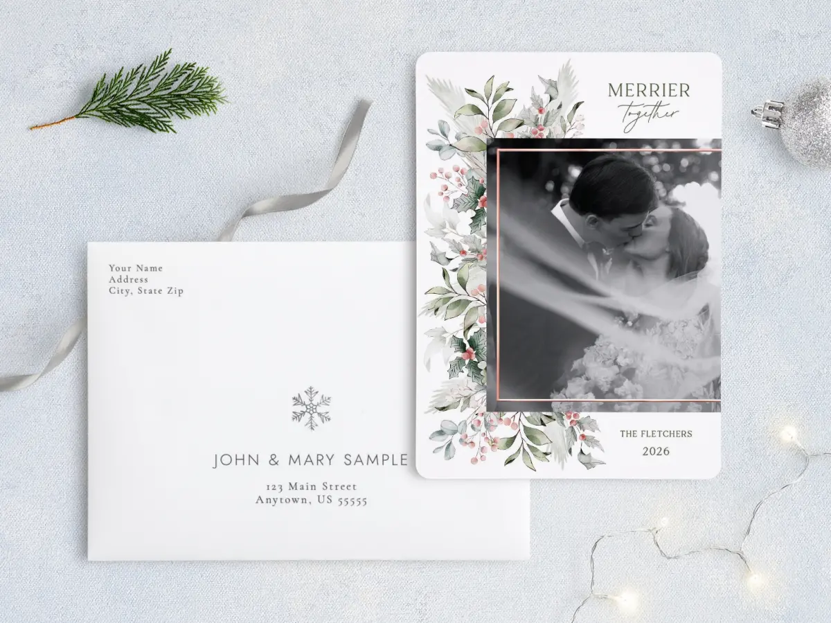 Front with Envelope Design