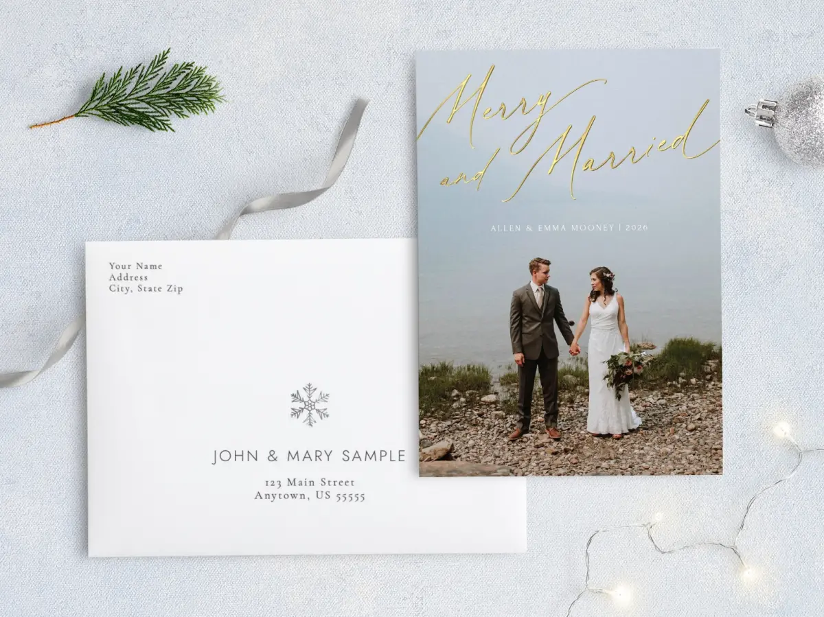 Front with Envelope Design