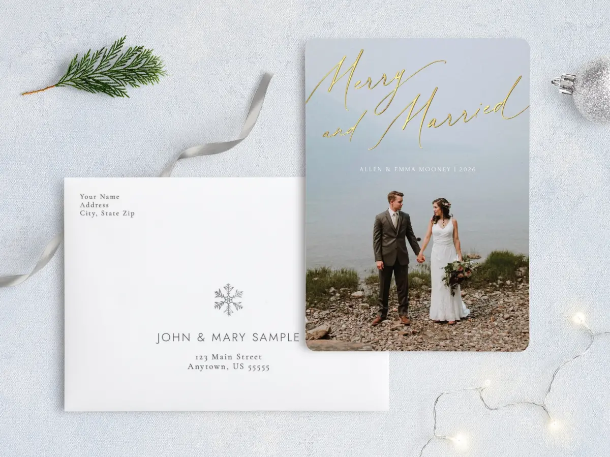 Front with Envelope Design
