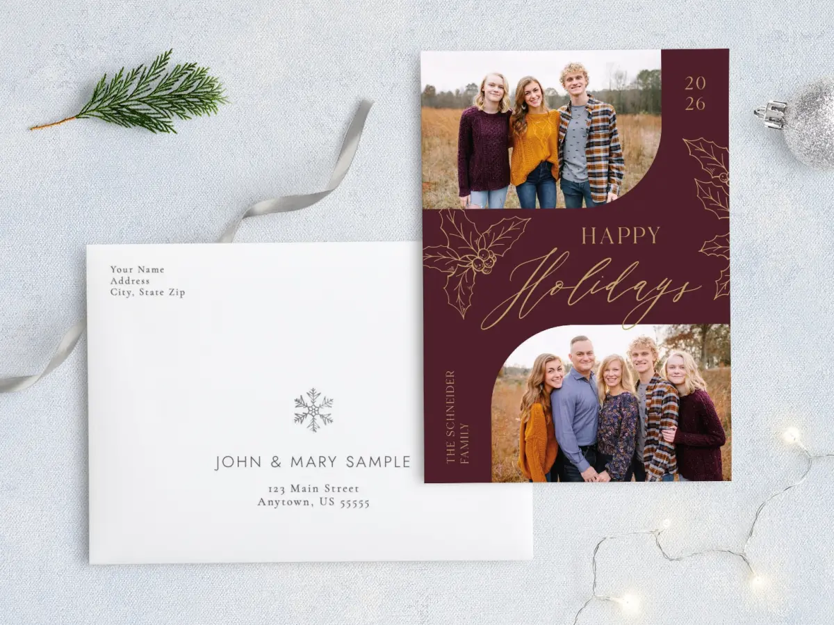 Front with Envelope Design
