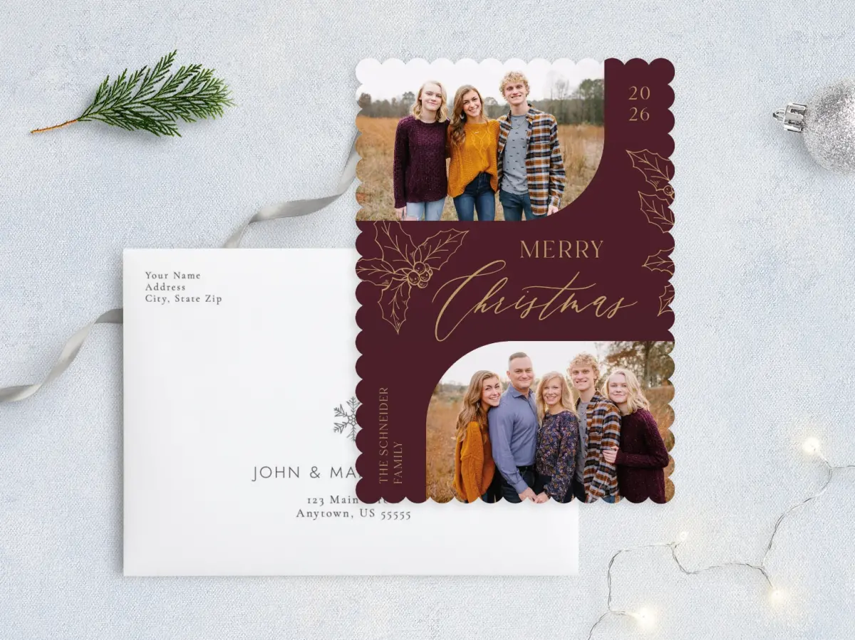 Front with Envelope Design