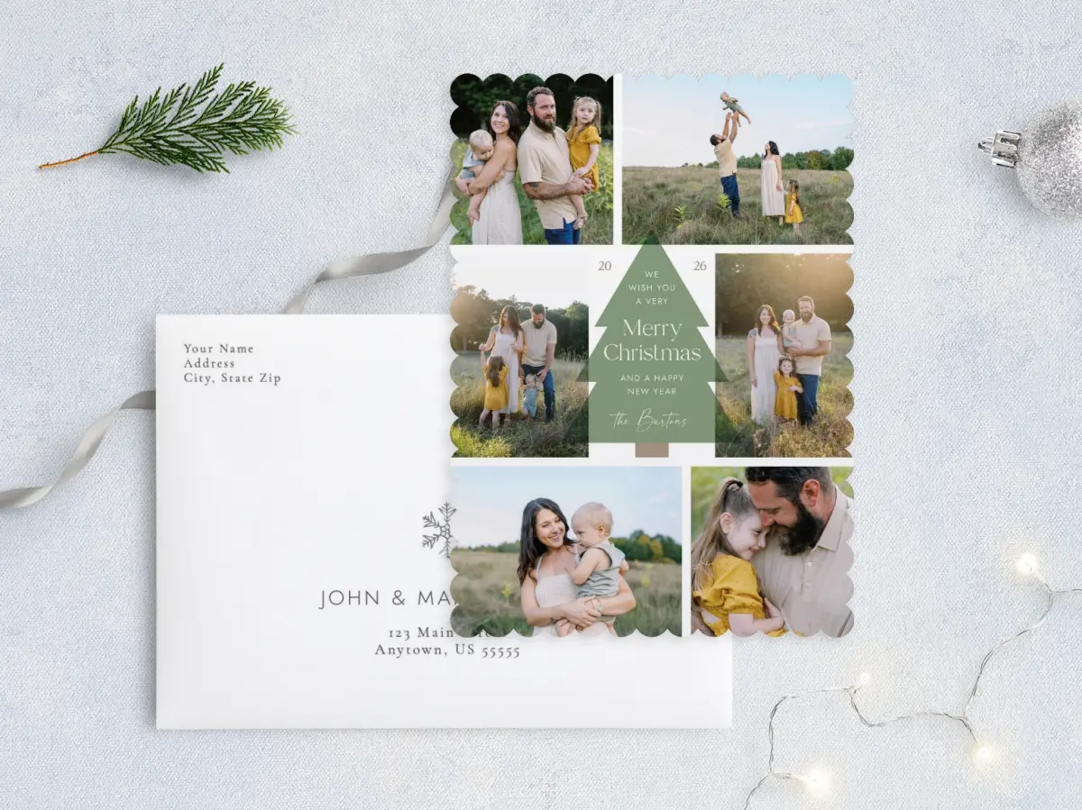 Front with Envelope Design