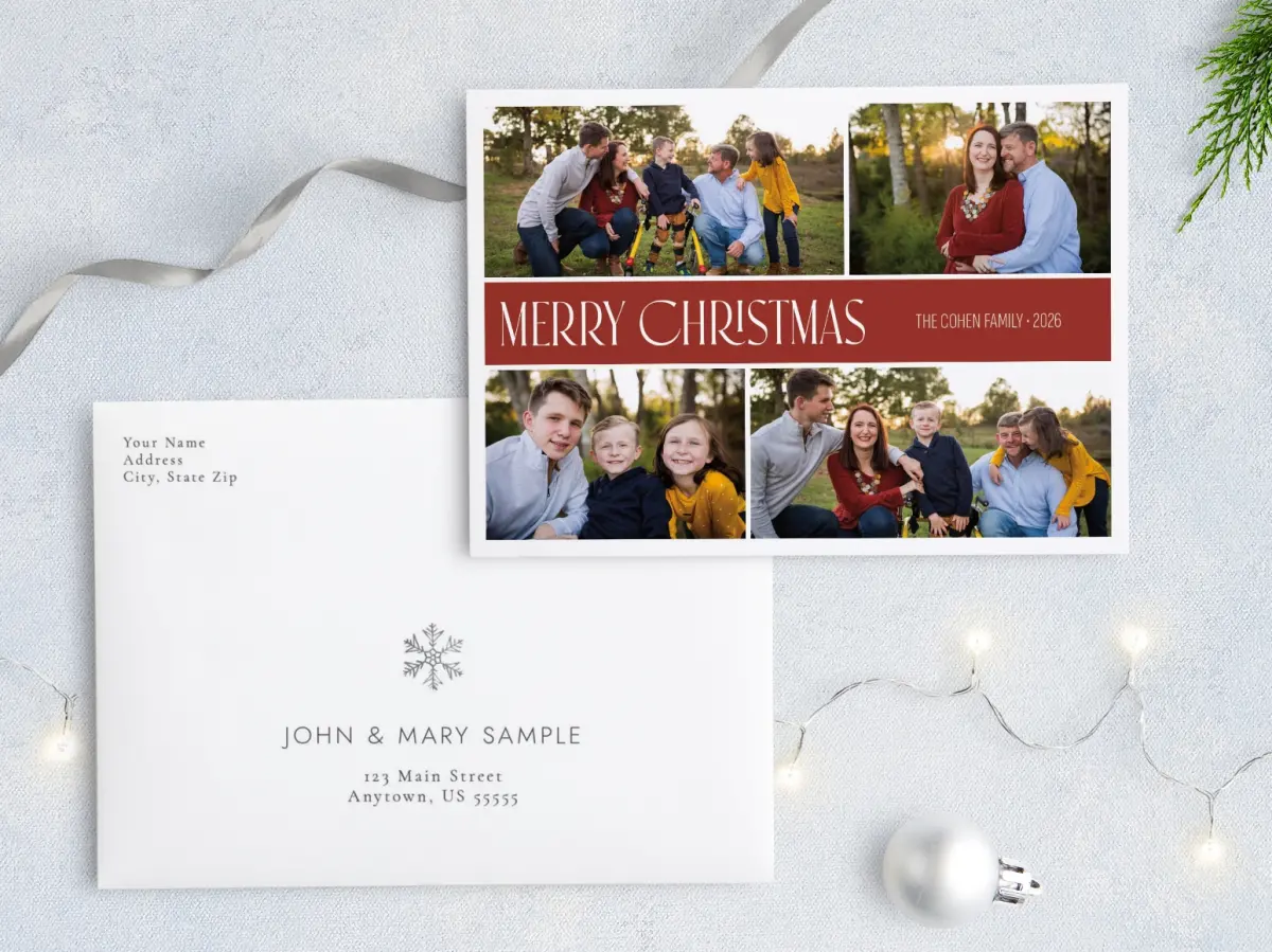 Front with Envelope Design