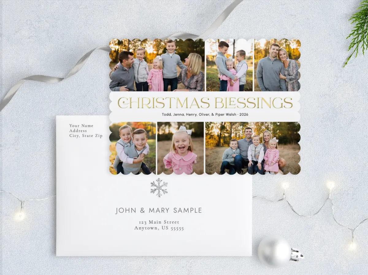 Front with Envelope Design