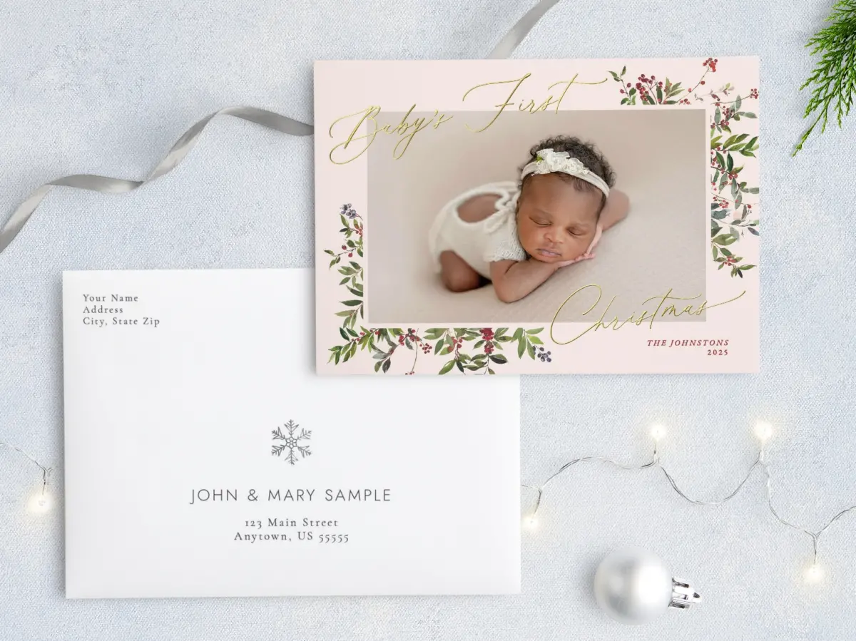 Front with Envelope Design