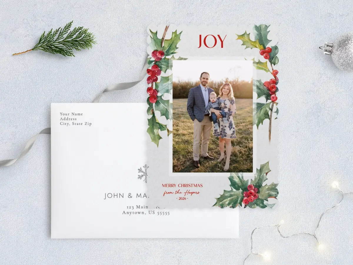 Front with Envelope Design