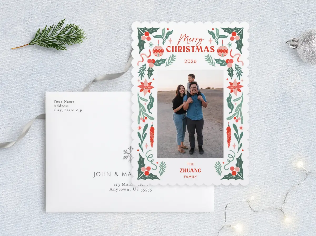 Front with Envelope Design
